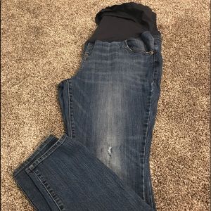 Full panel maternity skinny jeans